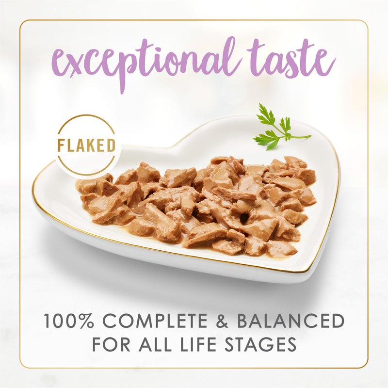 Fancy Feast Purina Fancy Feast Wet Cat Food Flaked Tuna and Mackerel Feast - (Pack of 24) 3 oz. Cans - Image 3
